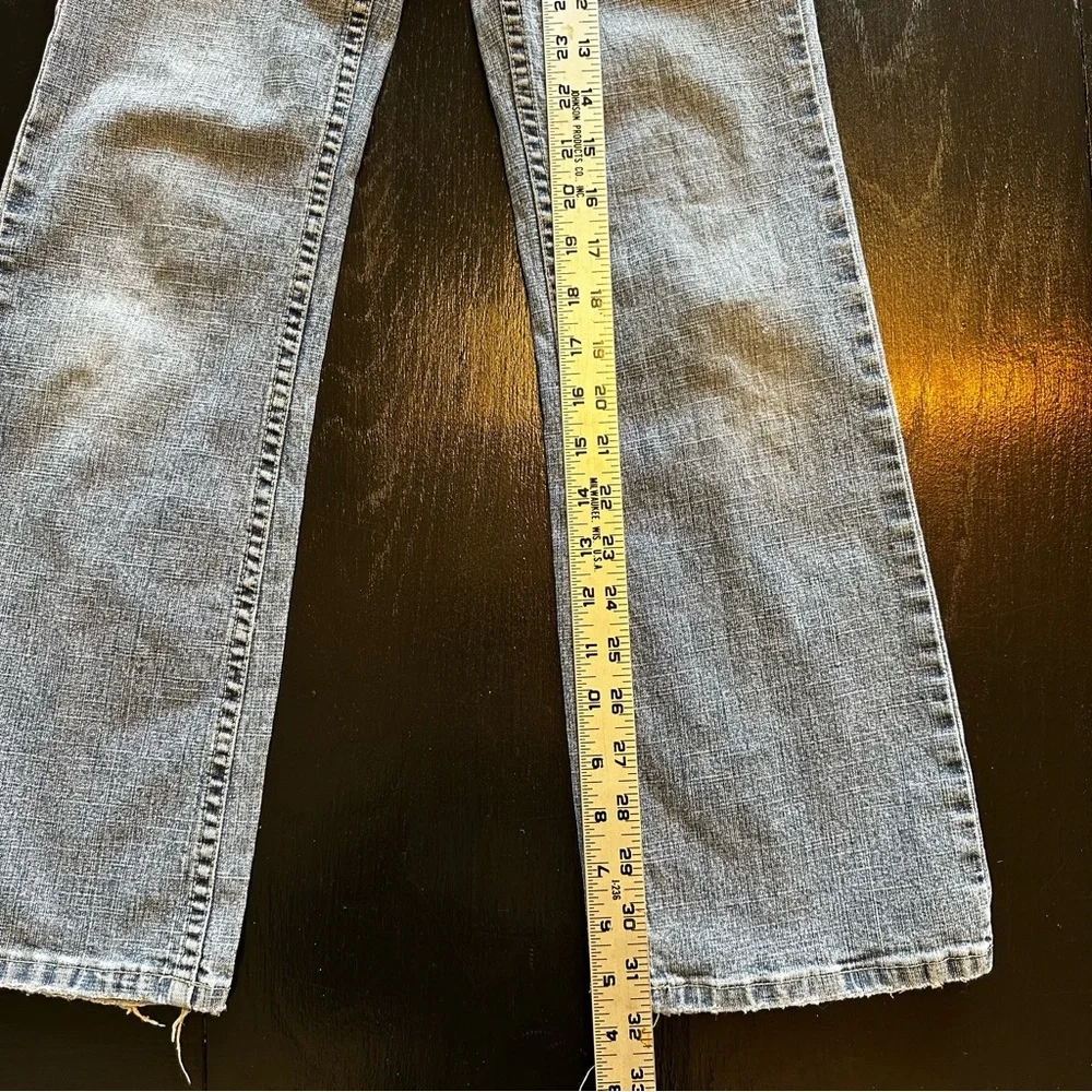 Kids Size 8 Wide leg Bedazzle Jeans Pants Denim 2000s
